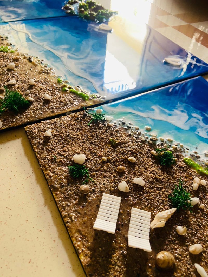 Triptych Ocean wall panel - Image 5