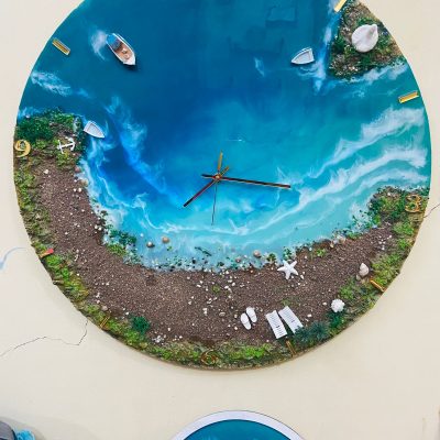 Blue Sea wall clock