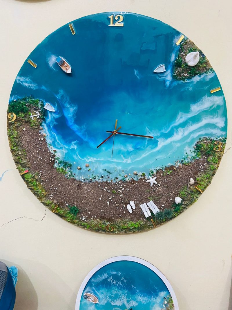 Blue Sea wall clock