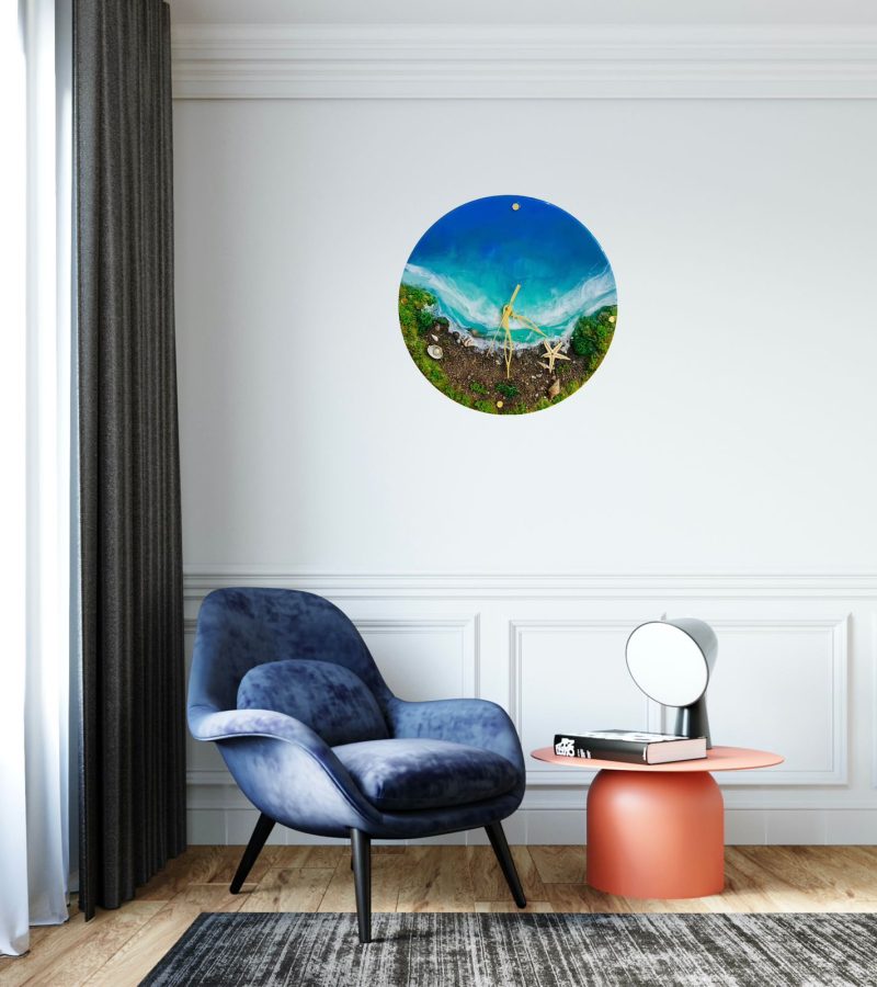 Beach Wave Wall Clock - Image 2