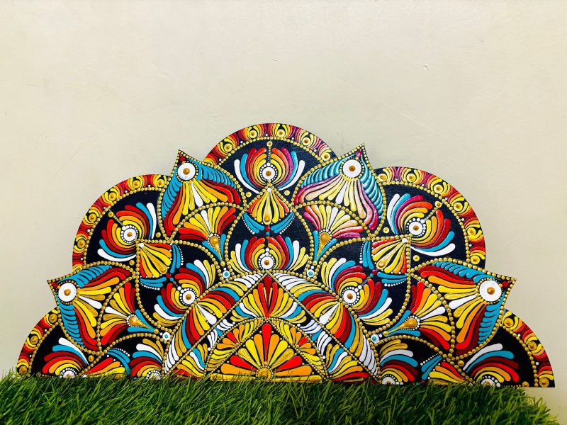 "Semi Dot Mandala ”~ set of 2 - Image 2