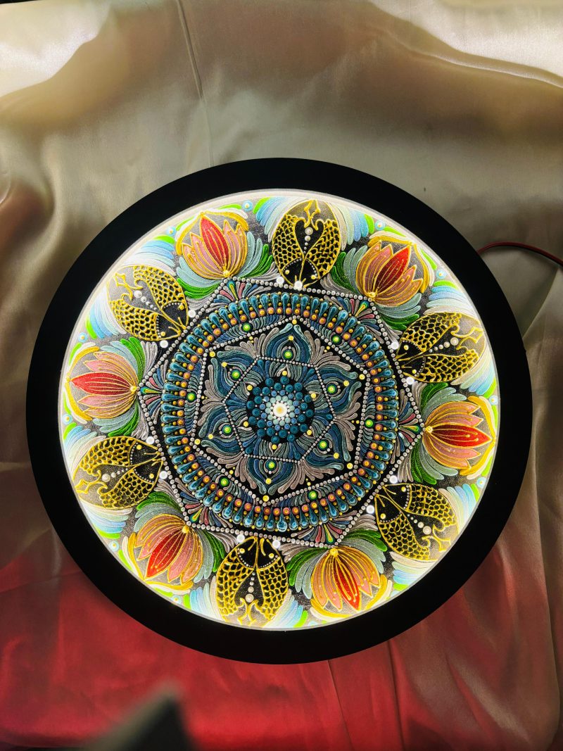 Marine Blossom Glow Mandala