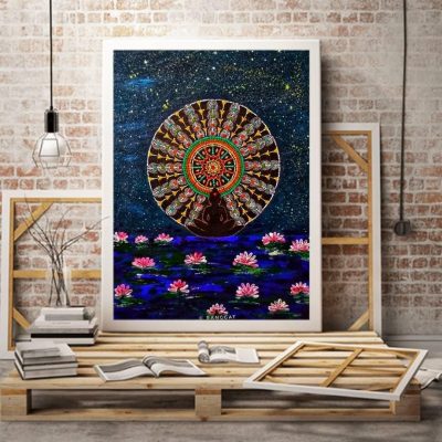 Buddha with mandala