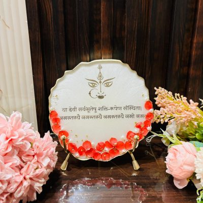Devi Mantra: Serenity of White and Red Hydrangeas