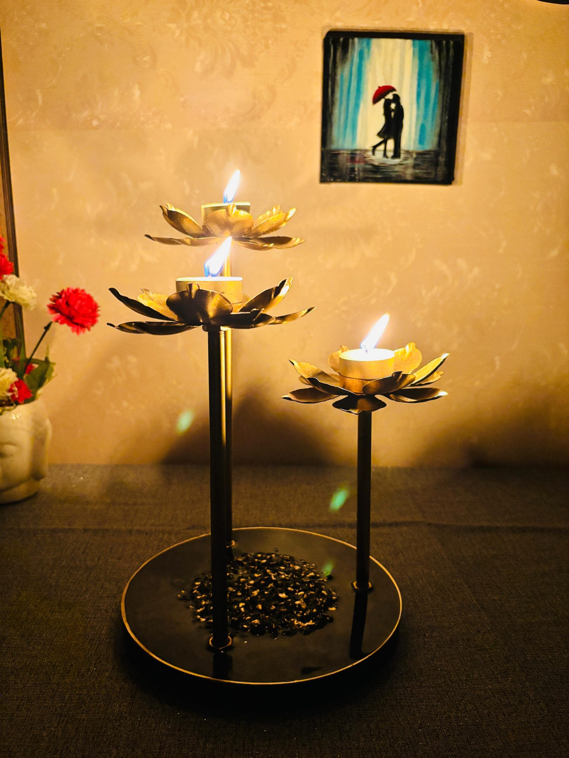 Lotus metal Tealights - Image 2