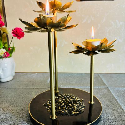 Lotus metal Tealights