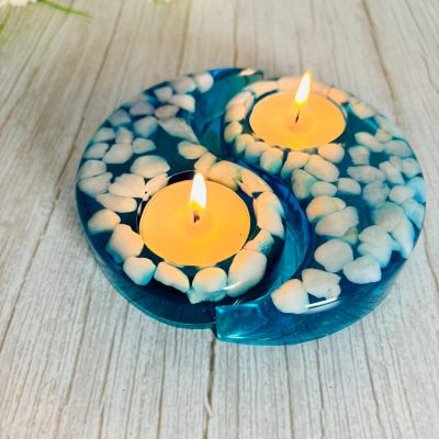Yin-yang tealight