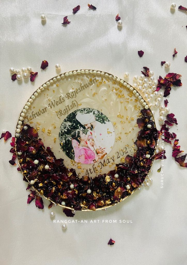 Varmala Preservation Frame: Elegant Memory Keepsake for Wedding Garlands