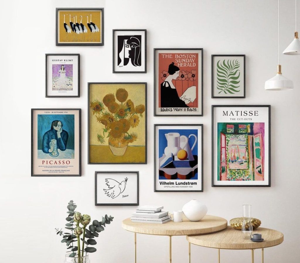 How to Position Frames on Your Wall