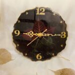 Add Spiritual Vibes to Your Home with a Peepal Leaves Table Clock