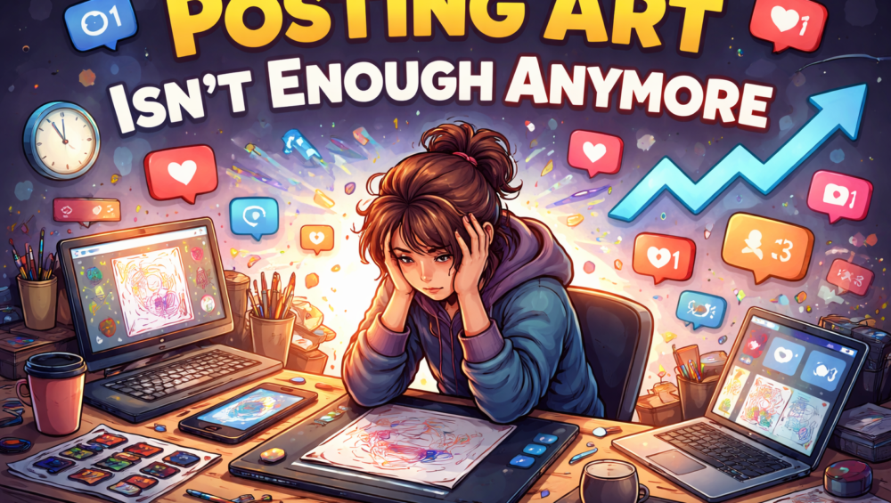 Posting Art Isn’t Enough Anymore