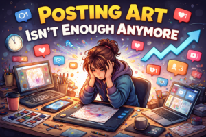 Posting Art Isn’t Enough Anymore